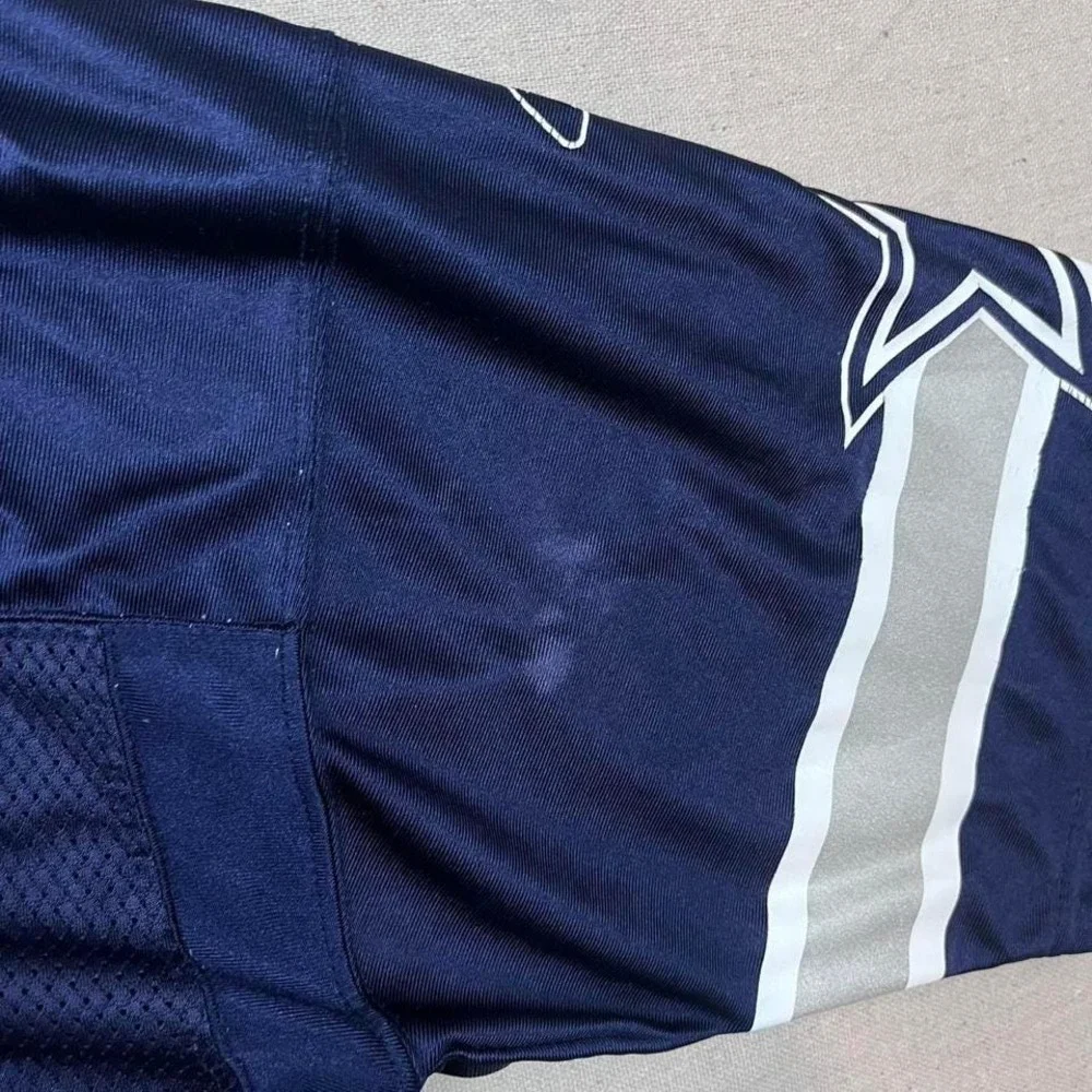 NFL Reebok Dallas Cowboys Tony Romo 9 Mesh Navy‎ Blue Football Jersey - Picture 7 of 8